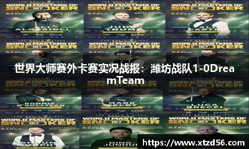 世界大师赛外卡赛实况战报：潍坊战队1-0DreamTeam
